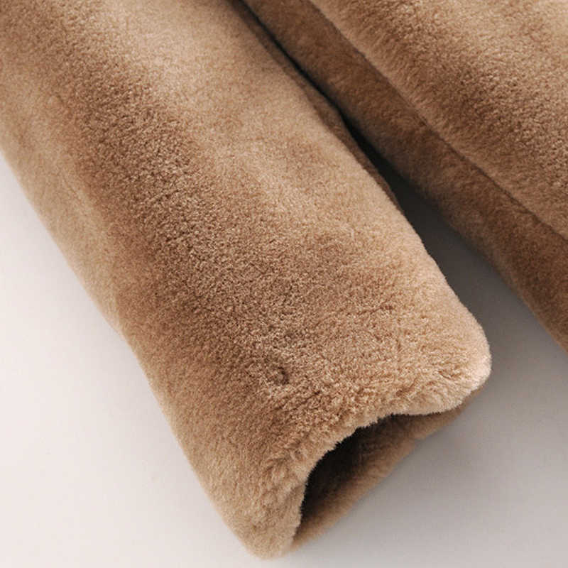 Wixra Womens Coat Ladies Faux Mink Fur Outwear Long Jacket Loose Street Style Warm Overcoat Autumn Winter 211019