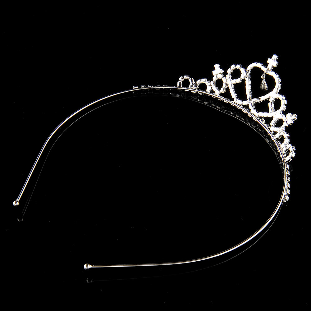 2021 Kids Girls Glitter Rhinestone Twinkle Princess Crown Tiara Headband Hair band FLower Girl Wedding Birthday Evening Party