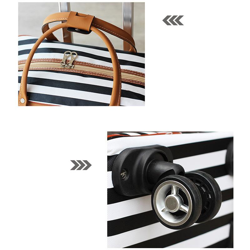 Waterproof High Oapacity Travel Bag Thick Style Rolling Suitcase Trolley Luggage Lady Men Trip Bags With Wheels Suplies Suitcases