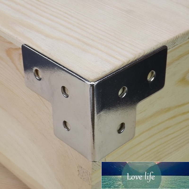 2pcs Metal corner protector Wooden box Case decoration legs wood furniture connecting fittings 90 Degree Angle Fastener hardware Factory price expert 