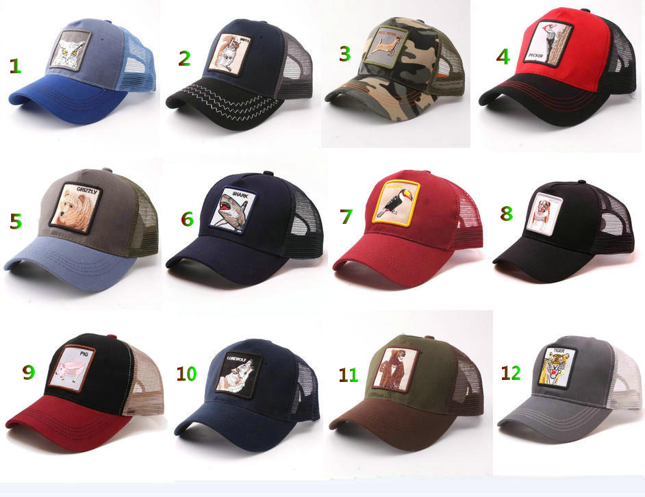 Fashion Animals Embroidery Baseball Caps Men Women Snapback Hip Hop Hat Summer Breathable Mesh Sun Gorras Unisex Streetwear Bone 10pcs/lot., Order writing colors
Fashion Animals Embroidery Baseball Caps Men Women Snapback Hip Hop Hat Summer Breathable Mesh Sun Gorras Unisex Streetwear Bone 10pcs/lot., Order writing colors