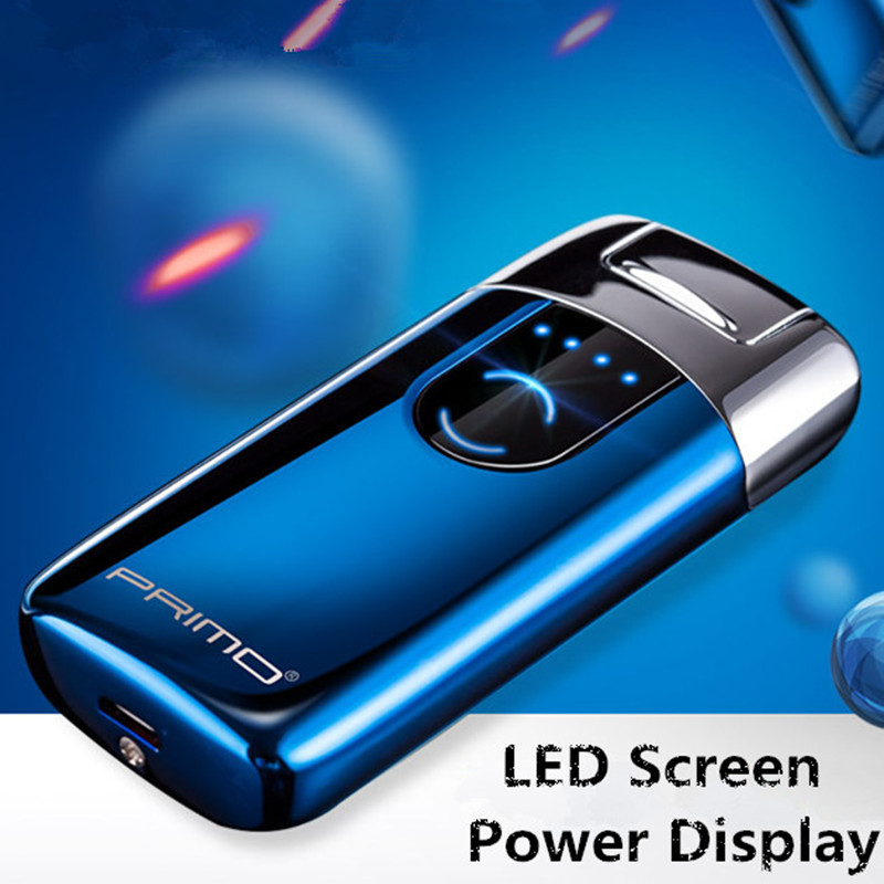 Primo New Dua Arc USB ighter Rechargeabe Eectronic ighter ED Screen Cigarette Pasma Induction Pase Puse Thunder ighter
Primo New Dua Arc USB ighter Rechargeabe Eectronic ighter ED Screen Cigarette Pasma Induction Pase Puse Thunder ighter