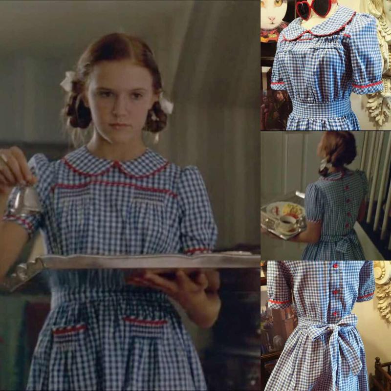 Movie Lolita Style Summer Dress Blue Plaid Check Short Sleeve Puffy Cute Girl Cotton Cosplay Party Dresses
Movie Lolita Style Summer Dress Blue Plaid Check Short Sleeve Puffy Cute Girl Cotton Cosplay Party Dresses