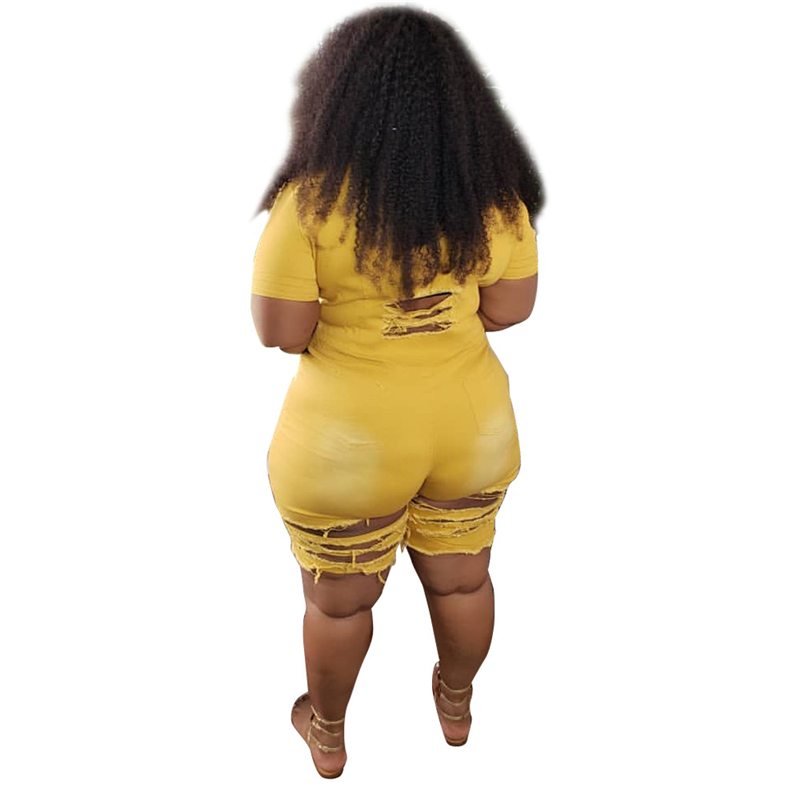 2021plus size clothing jeans jumpsuits women s-5xl short sleeve bodysuit ripped denim shorts jumpsuits wholesale dropshipping, Black;white
2021plus size clothing jeans jumpsuits women s-5xl short sleeve bodysuit ripped denim shorts jumpsuits wholesale dropshipping, Black;white