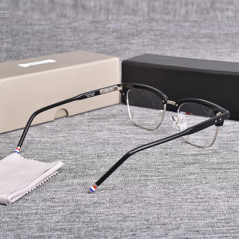 Fashion Sunglasses Frames 2021 Thom Brand Designer Square Full-Rim Glasses Frame For Men Women Semi Rimless Eyeglasses Optical Prescription
Fashion Sunglasses Frames 2021 Thom Brand Designer Square Full-Rim Glasses Frame For Men Women Semi Rimless Eyeglasses Optical Prescription