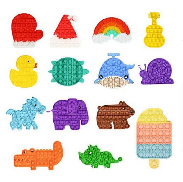 Push Pop Fidget Toy Rainbow Press Bubble Sensory Novelty Games Autism Special Needs Stress Reliever It Squeeze Gift for Kids Family Animal C
Push Pop Fidget Toy Rainbow Press Bubble Sensory Novelty Games Autism Special Needs Stress Reliever It Squeeze Gift for Kids Family Animal C