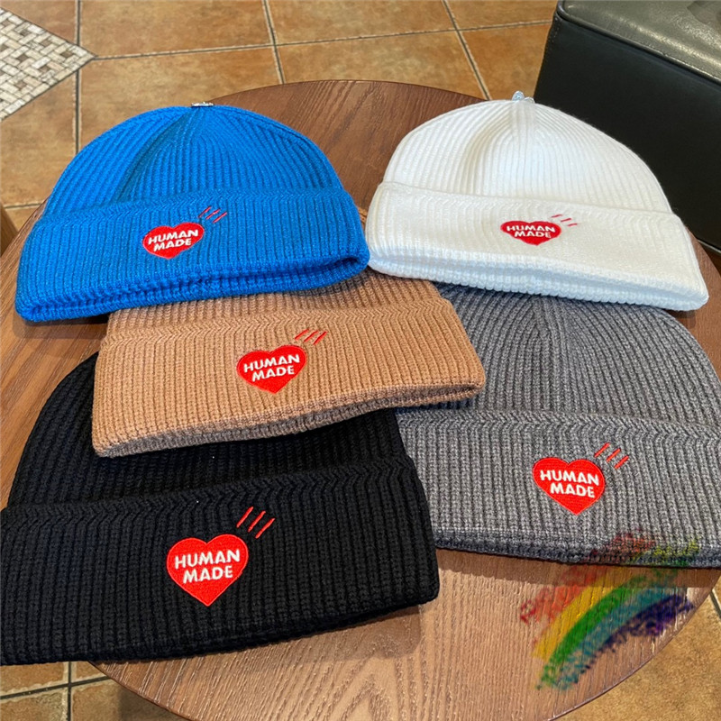Embroidery Beanie Quality Heart Shape Hat Cap 2022ss Caps Hats
