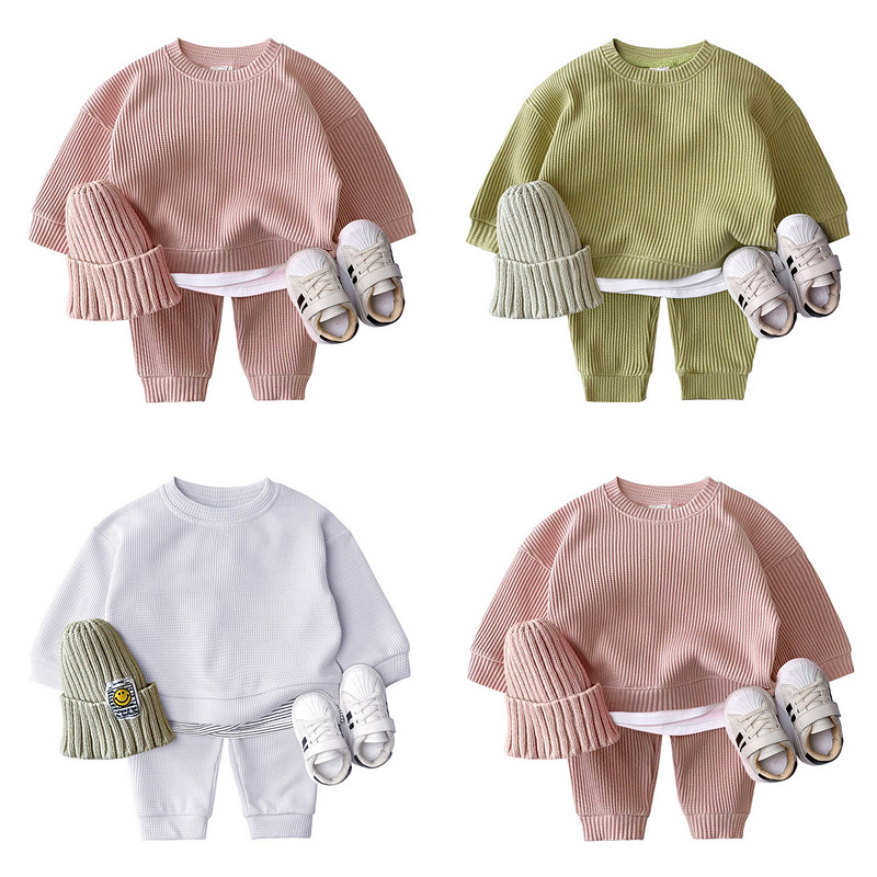 Baby Clothing Set Ins Tracksuit Girl Boy Autumn Long Sleeve Sweater Sweatpants 2 Pieces Suit Outfit Casual Solid Clothe, Mix randomly
Baby Clothing Set Ins Tracksuit Girl Boy Autumn Long Sleeve Sweater Sweatpants 2 Pieces Suit Outfit Casual Solid Clothe, Mix randomly