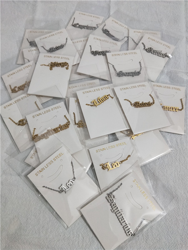 Women Stainless Steel Anklets Chains 12 Constellations Letter Pendant Leg Bracelet Birthday Gift Gold Silver Colors Zodiac Sign Foot Chain Anklet Jewelry
Women Stainless Steel Anklets Chains 12 Constellations Letter Pendant Leg Bracelet Birthday Gift Gold Silver Colors Zodiac Sign Foot Chain Anklet Jewelry