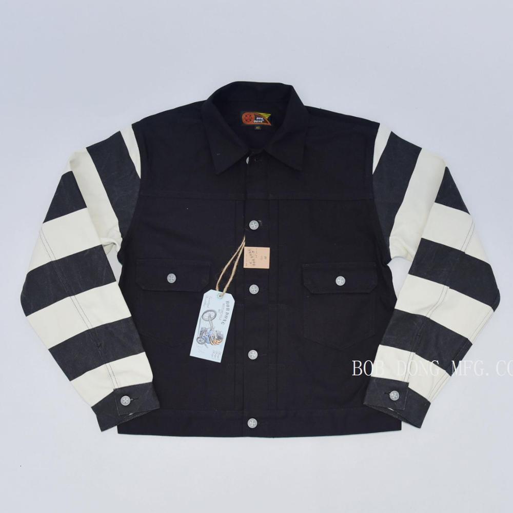 downs BOB DONG Patchwork Prison Stripe Canvas Jacket Hot Rod Motorcycle Rugged Style 507xx, Black
downs BOB DONG Patchwork Prison Stripe Canvas Jacket Hot Rod Motorcycle Rugged Style 507xx, Black