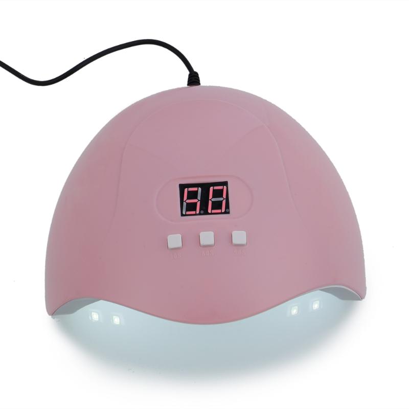 Nail Dryers 54W Drying Lamp UV LED For Curing Gel Polish Machine Motion Sensing LCD Digital Display Manicure Tools