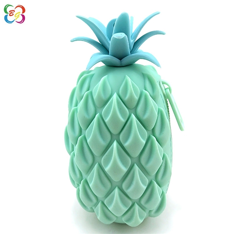 Pineapple wallet production fruit modeling series jelly zipper creative silicone material female student bag, Yellow
Pineapple wallet production fruit modeling series jelly zipper creative silicone material female student bag, Yellow