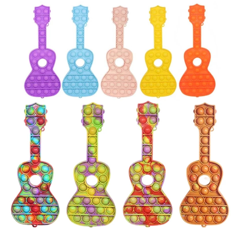 DHL Fashion 25CM Fidget Toys Guitar Push Bubble Baby Adult Relief Antistress Soft Squishy Anti-stress Simple Dimple Toy Gift
DHL Fashion 25CM Fidget Toys Guitar Push Bubble Baby Adult Relief Antistress Soft Squishy Anti-stress Simple Dimple Toy Gift