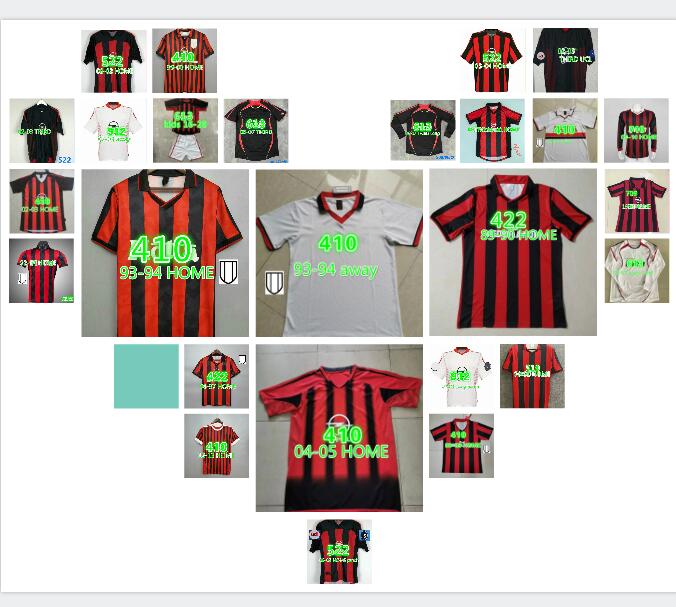 Retro shirts home 95 96 97 Gullit SOCCER JERSEY 02 03 04 05 Maldini Van Basten football RONALDO KAKA Inzaghi AC MILAN 06 07 09 10 13 14 Rivaldo SHEVCHENKO Baresi Seedorf, Customize
Retro shirts home 95 96 97 Gullit SOCCER JERSEY 02 03 04 05 Maldini Van Basten football RONALDO KAKA Inzaghi AC MILAN 06 07 09 10 13 14 Rivaldo SHEVCHENKO Baresi Seedorf, Customize