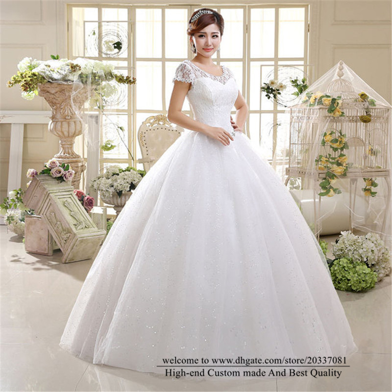 Quinceanera Dresses 2021 Princess Lace Crystal Party Prom Formal White Ball Gown Sequined Vestidos De 15 Anos Q31