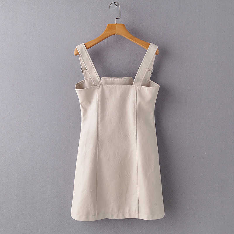 Ly Varey Lin Women Pu Faux Leather Dress Sexy Strapless Overall Mini Slim Zipper Black Pink High Waist Vestidos 210526