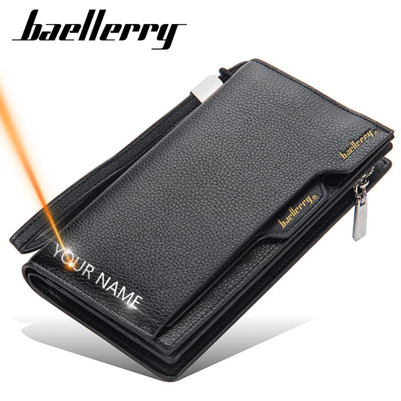 Long Men Wallets Name Customized Quality Male Purse Card Holder Zipper Large Capacity Brand PU Leather Wallet For, Red;black
Long Men Wallets Name Customized Quality Male Purse Card Holder Zipper Large Capacity Brand PU Leather Wallet For, Red;black
