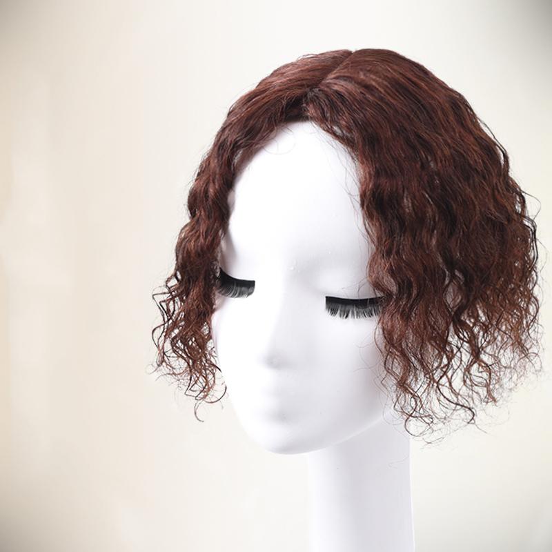 Synthetic Wigs TALANG Fluffy Short Rolls Human Hair Topper With No Trace Clip In Black Natural Fake Pieces For Women, 33
Synthetic Wigs TALANG Fluffy Short Rolls Human Hair Topper With No Trace Clip In Black Natural Fake Pieces For Women, 33