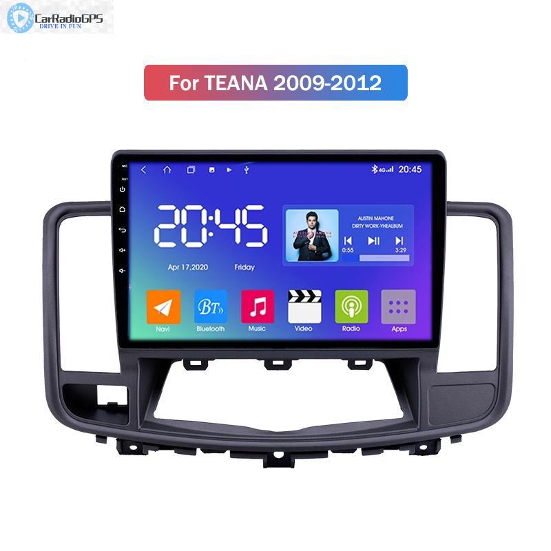 Car dvd multimedia player For Nissan TEANA 2009-2012 Stereo Head Unit 10 Inch GPS Sat Nav Radio BT USB AM SWC