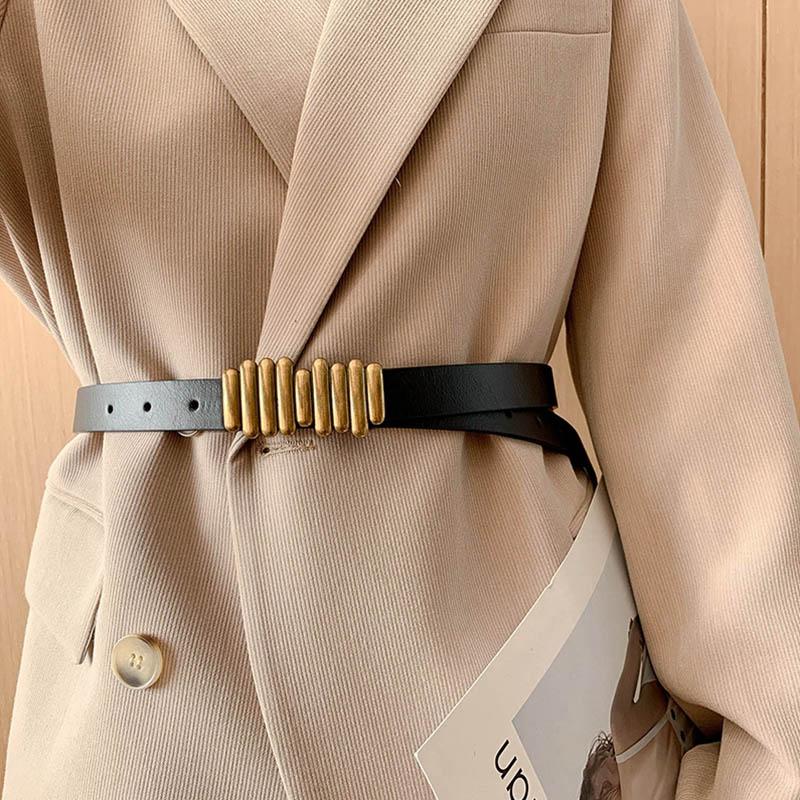 Belts Fashion Leather Belt For Women Retro Metal Buckle Waist Strap Designer Ladies Jeans Dress Coat Decoration Waistband, Black;brown
Belts Fashion Leather Belt For Women Retro Metal Buckle Waist Strap Designer Ladies Jeans Dress Coat Decoration Waistband, Black;brown
