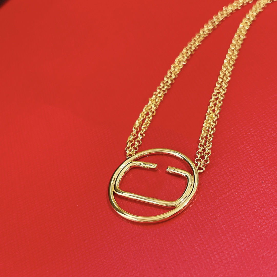Luxury Designer Necklaces smooth circle double layer Necklace Social Party Wedding Gift noble atmosphere goods, Silver
Luxury Designer Necklaces smooth circle double layer Necklace Social Party Wedding Gift noble atmosphere goods, Silver