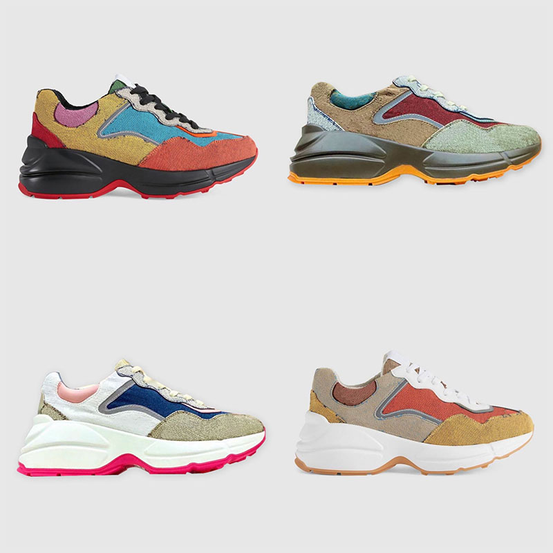 Women Luxurys Designers Shoes Rhyton Sneakers Beige Men Trainers Luxury Chaussures Ladies Shoe Designer Sneaker Size 35-46 Vintage, Colour 3
Women Luxurys Designers Shoes Rhyton Sneakers Beige Men Trainers Luxury Chaussures Ladies Shoe Designer Sneaker Size 35-46 Vintage, Colour 3