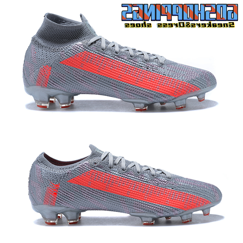 Metallic Bomber Gray Mercurial Superfly 7 Elite FG Cleats Football Boots Vapored 13 XIII Particle Grey Soccer Shoe
Metallic Bomber Gray Mercurial Superfly 7 Elite FG Cleats Football Boots Vapored 13 XIII Particle Grey Soccer Shoe