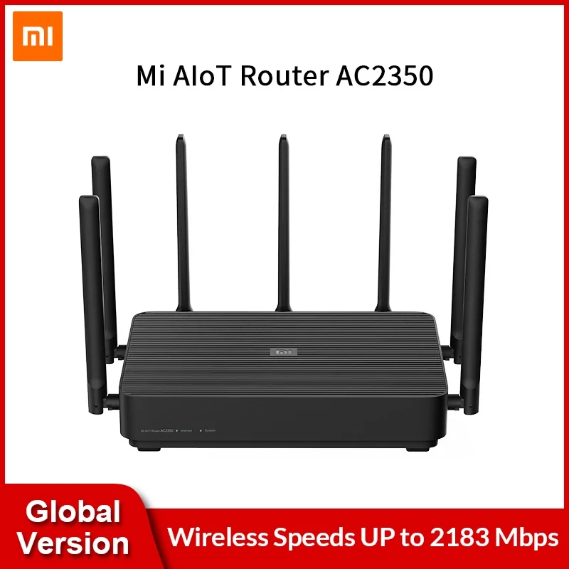 Global Version Xiaomi Mi AIoT Router AC2350 Gigabit 2183Mbps Dual-Band WiFi Mi Wireless Router With 7 High Gain Antennas Wider
Global Version Xiaomi Mi AIoT Router AC2350 Gigabit 2183Mbps Dual-Band WiFi Mi Wireless Router With 7 High Gain Antennas Wider