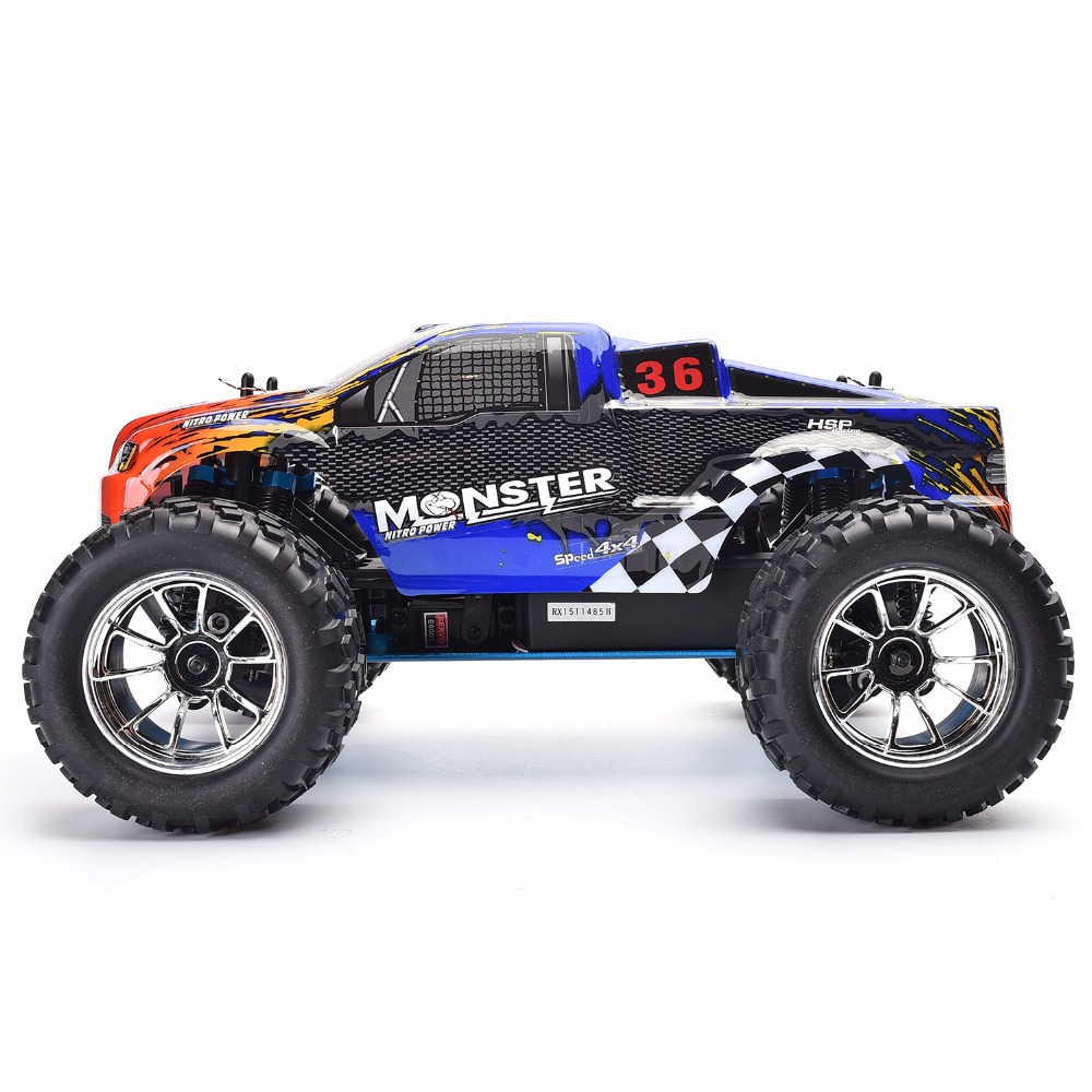 HSP RC Truck 1:10 Scale Nitro Gas Power Hobby Car Two Speed Off Road Truck 94188 4wd High Speed Hobby Remote Control