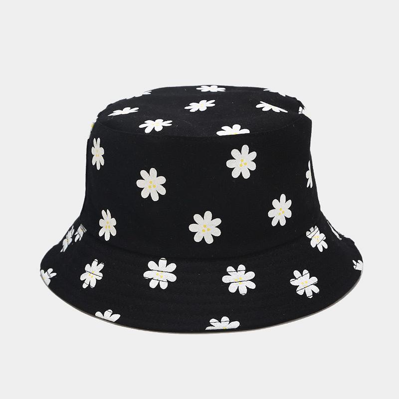 Berets Cotton Flower Print Bucket Hat Fisherman Outdoor Travel Sun Cap Hats For Men And Women, White
Berets Cotton Flower Print Bucket Hat Fisherman Outdoor Travel Sun Cap Hats For Men And Women, White
