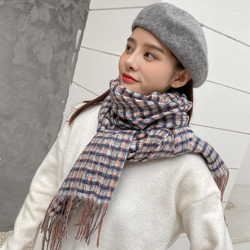 Scarves 2021 Autumn And Winter Bib Female Retro British Small Plaid Warm Imitation Cashmere Long Shawl Fashionable Wild Scarf1
Scarves 2021 Autumn And Winter Bib Female Retro British Small Plaid Warm Imitation Cashmere Long Shawl Fashionable Wild Scarf1