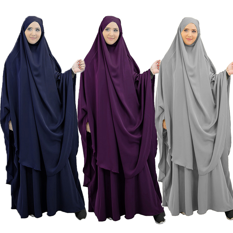 Eid Muslim 2 Piece Prayer Garment Hijab Dress Set Women Long Khimar Skirt Jilbab Abaya Ramadan Islamic Niqab Musulman Ensembles
Eid Muslim 2 Piece Prayer Garment Hijab Dress Set Women Long Khimar Skirt Jilbab Abaya Ramadan Islamic Niqab Musulman Ensembles