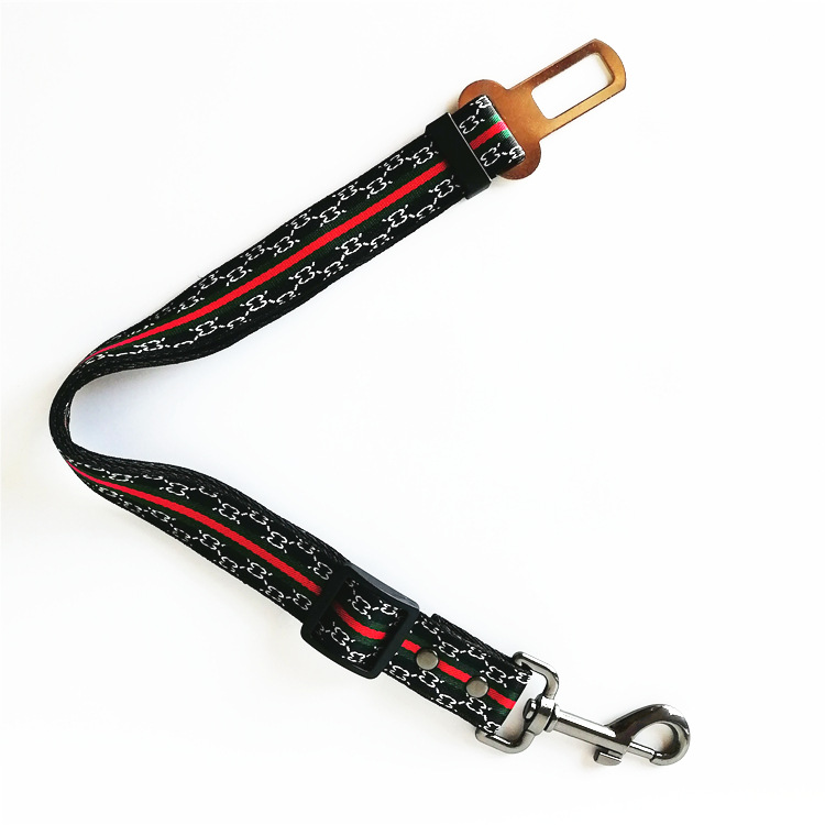 free shipping Seat Belt Pet Dog Cat Car Seatbelt Safety Tether Collars Adjustable Harnesses Belts Pets Leash Heavy Duty Nylon Seatbelts Universal Fit 