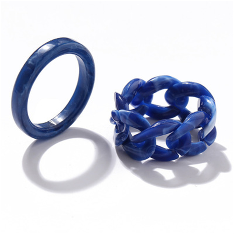 Fashion Transparent Resin Acrylic Chunky Wide Chain Ring Set For Women Geometric Round Rings Vintage Jewelry
Fashion Transparent Resin Acrylic Chunky Wide Chain Ring Set For Women Geometric Round Rings Vintage Jewelry