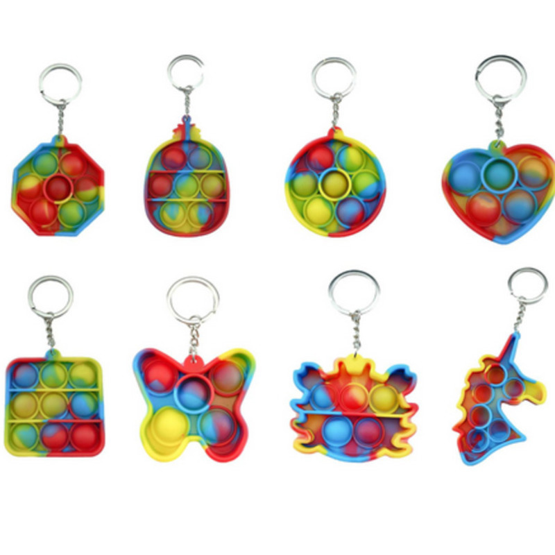 Tie Dye Fidget Push Bubble Poppers Board Simple Dimple Key Ring Butterfly Crab Unicorn Pineapple Shapes Keychain Fingertip Puzzle GG4E8RPG
Tie Dye Fidget Push Bubble Poppers Board Simple Dimple Key Ring Butterfly Crab Unicorn Pineapple Shapes Keychain Fingertip Puzzle GG4E8RPG
