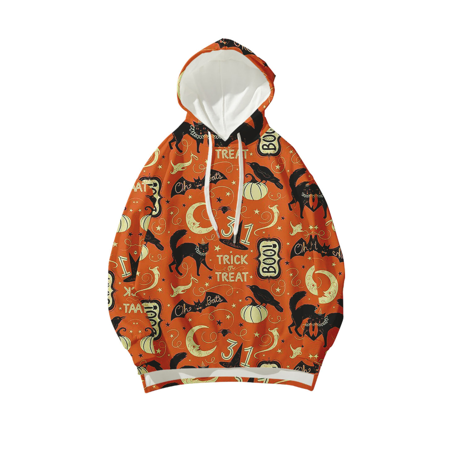 Pumpkin skull print women's hoodie Halloween long-sleeved pullover kawaii loose bottoming sweatshirt, Black
Pumpkin skull print women's hoodie Halloween long-sleeved pullover kawaii loose bottoming sweatshirt, Black