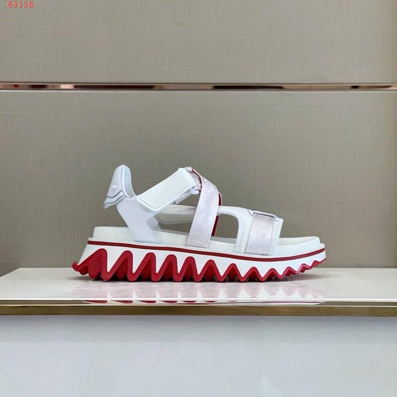 European American fashion leather splice men's summer sandals black red ultra-light rubber outsole skid resistant and wear High-end custom, White
European American fashion leather splice men's summer sandals black red ultra-light rubber outsole skid resistant and wear High-end custom, White