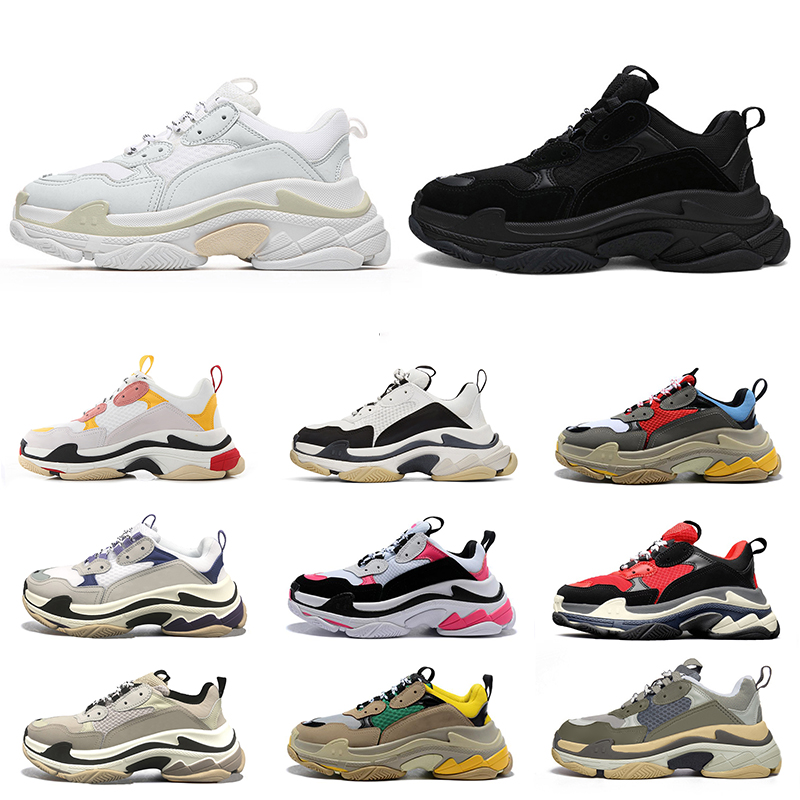 triple s men women designer casual shoes platform sneakers black white grey red pink blue green yellow Beige mens trainers Jogging Walking size 36-45, Color#1
triple s men women designer casual shoes platform sneakers black white grey red pink blue green yellow Beige mens trainers Jogging Walking size 36-45, Color#1