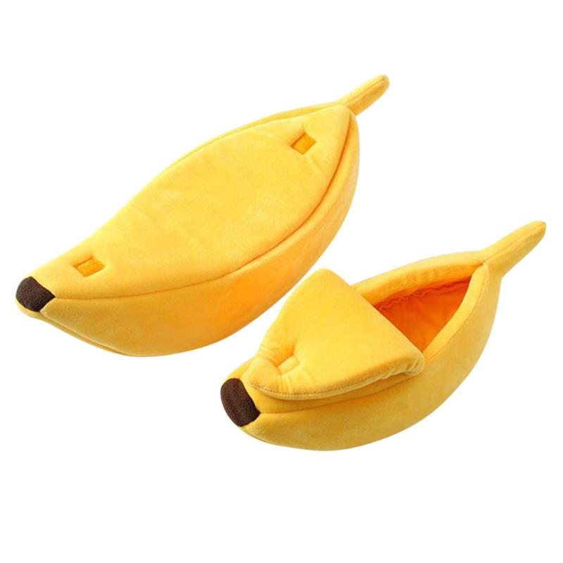 Creative Pet Bed Banana Shape Fluffy Warm Nest Soft Plush Breathable Tent Cover House Lovely Suitable Cushion Cama GatoCE2079/10 Kennels & P
Creative Pet Bed Banana Shape Fluffy Warm Nest Soft Plush Breathable Tent Cover House Lovely Suitable Cushion Cama GatoCE2079/10 Kennels & P