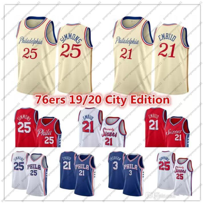 2021 Men's Joel 21 Embiid Jersey Ben 25 Simmons Matisse 25 Thybulle Sixers Allen 3 Iverson City Blue Black Basketball Jerseys, Black;red
2021 Men's Joel 21 Embiid Jersey Ben 25 Simmons Matisse 25 Thybulle Sixers Allen 3 Iverson City Blue Black Basketball Jerseys, Black;red