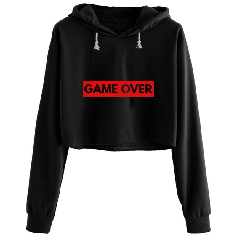 Women's Hoodies & Sweatshirts Game Over Women Y2k Kawaii Goth Grunge Pullover For Girls, Black
Women's Hoodies & Sweatshirts Game Over Women Y2k Kawaii Goth Grunge Pullover For Girls, Black