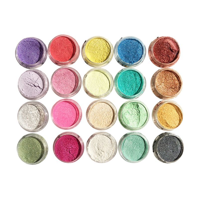 20 Sticks/set Parelmos Powder Guide Diy Sieraden Filler Crystal Modder Epoxyresis Color Dye Pigment T8WB