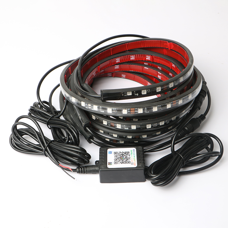 Cars Underbody Ambient Light for Trucks Streamer LED Strip Neon Lights Colorful Flexible RGB App Remote Car Decorative Styling Atmosphere 12v Underglo