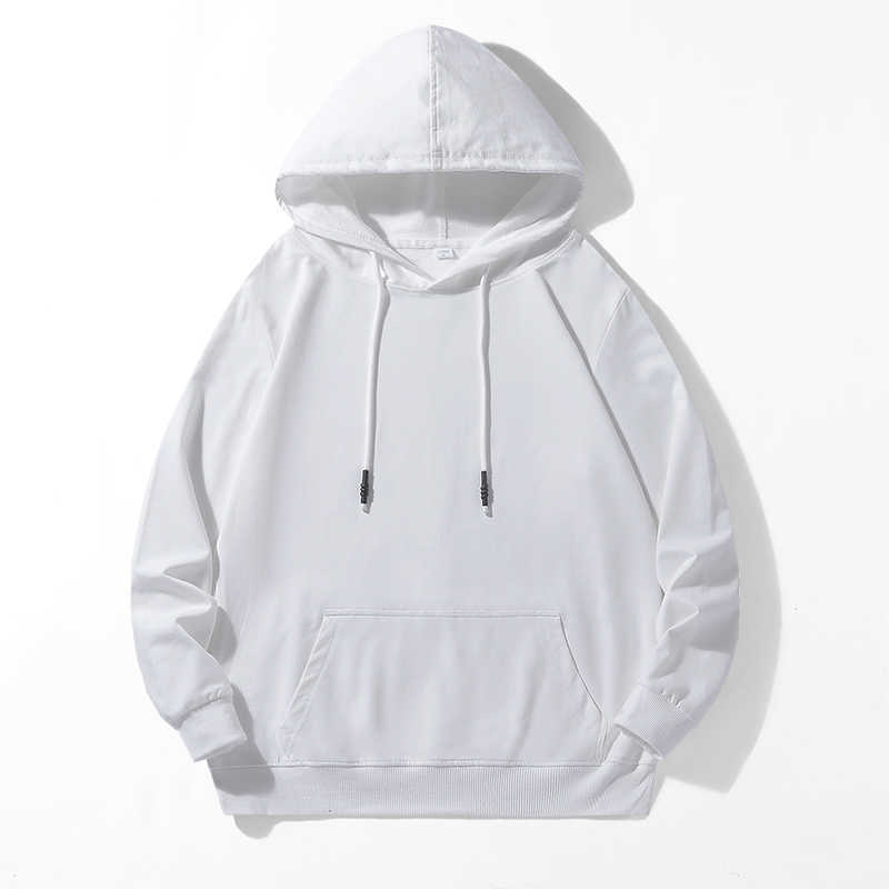 KKSKY Oversize Hoodie Sweatshirts Men Cotton Basic Pullover Streetwear Hip Hop Solid Hoodies Men Clothing Black White Pull Homme 210927