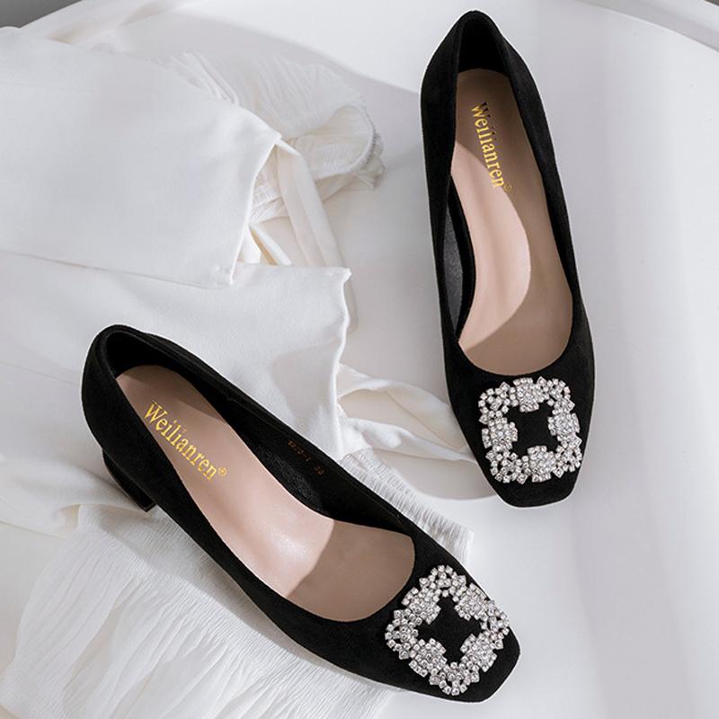 Brand Crystal Pumps Women Big Size Shoes Ladies Spring Single Slip On Wedges Thick High Heels Velvet Wedding Dress, Black
Brand Crystal Pumps Women Big Size Shoes Ladies Spring Single Slip On Wedges Thick High Heels Velvet Wedding Dress, Black