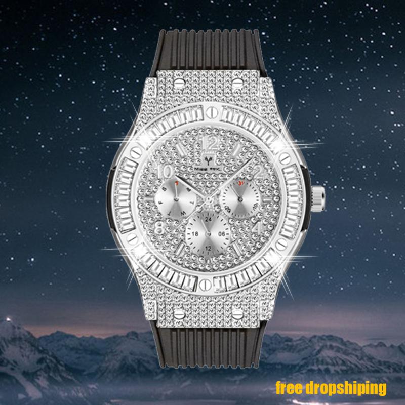 Wristwatches 2022 Free Drop Men Watch Iced Out For Bling Diamond Mens Watches Chronograh Waterproof Relogio Masculino Xfcs, Gold
Wristwatches 2022 Free Drop Men Watch Iced Out For Bling Diamond Mens Watches Chronograh Waterproof Relogio Masculino Xfcs, Gold