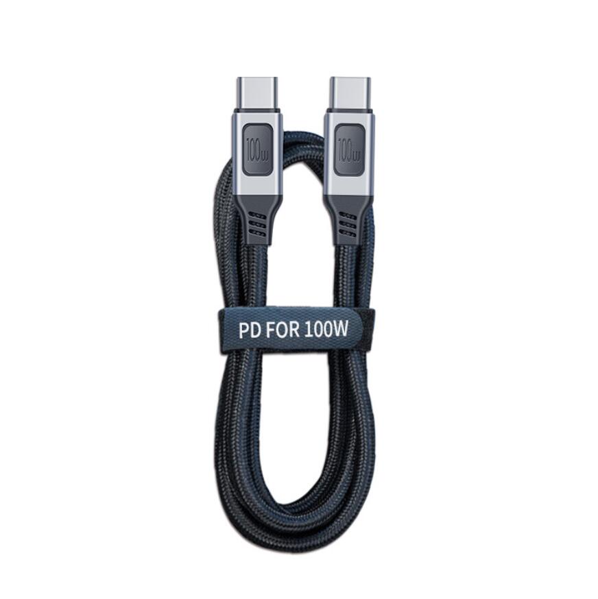 5A 100W PD Type C DATA Cables For Macbook Pro USB cords Fast Charging Cable Type-C Quick Cord, Black
5A 100W PD Type C DATA Cables For Macbook Pro USB cords Fast Charging Cable Type-C Quick Cord, Black