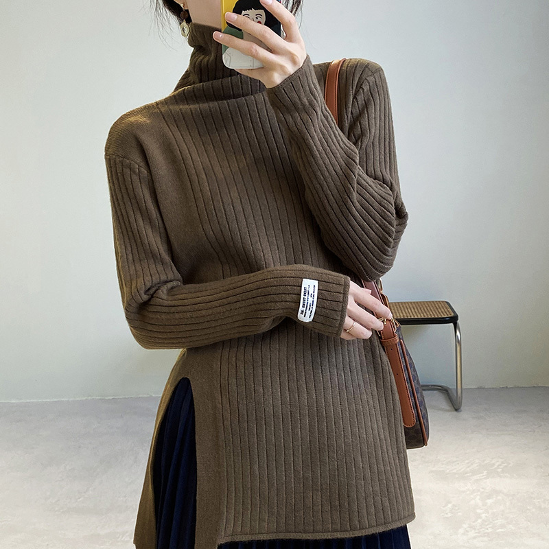 Autumn Winter Practical Simple Solid Color High Neck Soft Waxy Sweater Women Basic Inner All Match Bottoming Top Female 210520, Beige
Autumn Winter Practical Simple Solid Color High Neck Soft Waxy Sweater Women Basic Inner All Match Bottoming Top Female 210520, Beige