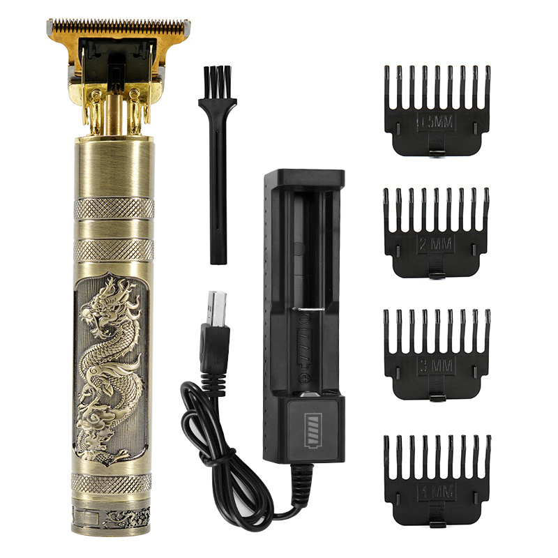 Professional Barber Hair Clipper Rechargeable Electric Finish Cutting Machine Beard Trimmer Shaver Cordless Corded 220216