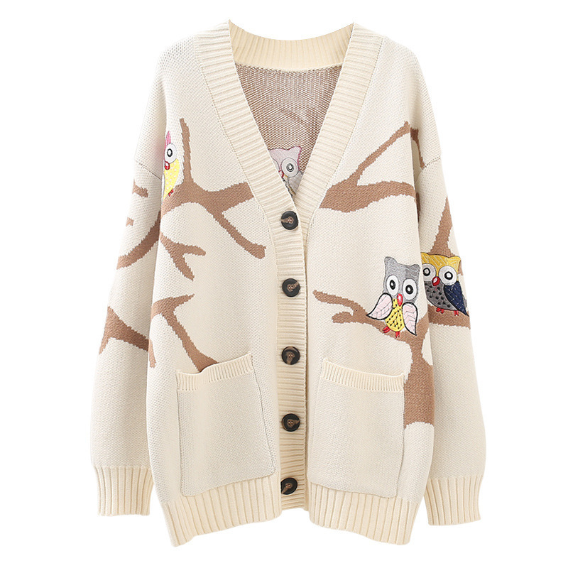 women's sweaters printing of cartoons cardigan oversize harajuku loosely v neck women's mujer jacket for winter i8ox, White;black
women's sweaters printing of cartoons cardigan oversize harajuku loosely v neck women's mujer jacket for winter i8ox, White;black